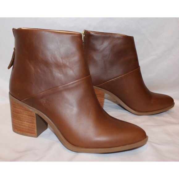 Nisolo Women's Dari Leather Commuter Boots BROWN Size‎ 9.5 NIB $250 RARE COLOR - Picture 2 of 6